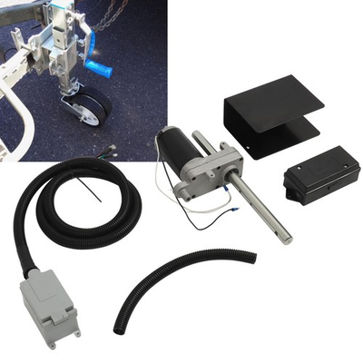 #ad 12V Electric Powered Trailer Jack 12000lbs Trailer Jack Electric Motor Spares $494.71