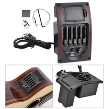 5 Band EQ Lightweight Music Instrument Accessory Portable for Acoustic Guitars