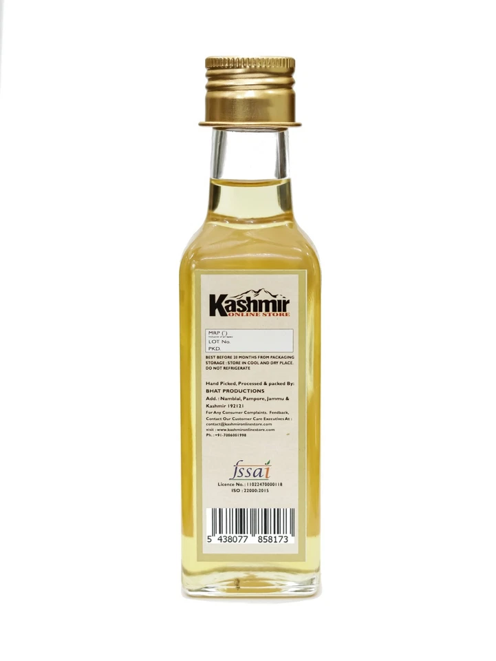 100% Pure And Natural Cold Pressed Press Edible White Sesame Oil 100ML. - Image 3 of 3