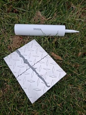 Aluminized Acrylic-Latex/Silicone Caulk (Gray) 10oz. Free USA Shipping