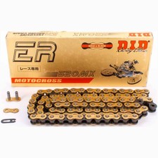 Drive Chain DID 520 MX Chain Reinforced 124 Links, Suitable for MX and SX Mod