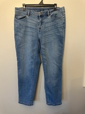 J Jill Women  s High Rise Straight Leg Crop 16