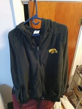 University Of Iowa Hawkeyes Zip Up Jacket Medium Size