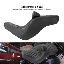 Driver Passenger Seat w/ Rider Backrest For Harley Sport Glide FLFB 2018-2024