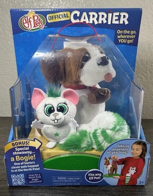 NEW The Elf on the Shelf Elf Pets Travel Carrier With Plush Bogie Character
