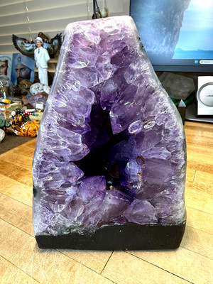 Amethyst Crystal Gemstone Large Points Mini Cathedral Tower Fully Polished 007