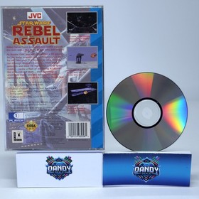 Star Wars Rebel Assault CIB W/ Manual - Sega CD