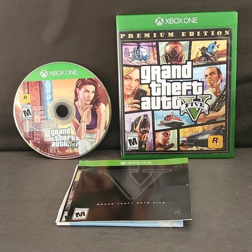 Grand Theft Auto V 5 Five Premium Edition Xbox One Complete Map