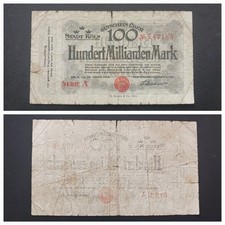 100 miliardów marek --- miasto KÖLN am Rhein / Nadrenia Północna-Westfalia --- I9