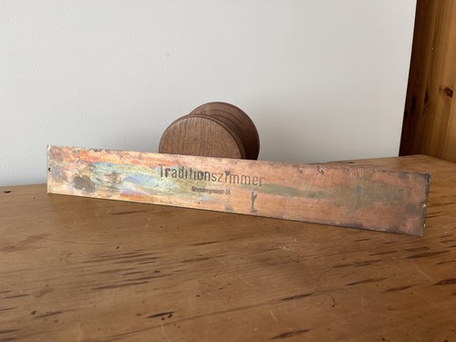 Original East German DDR Grenztruppen Border Guards Door Sign Plaque Berlin Wall - Picture 2 of 13