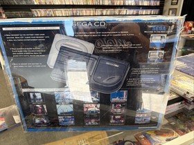 Sega CD Model 2 for Sega Genesis Complete in Box CIB w/ Sewer Shark Game