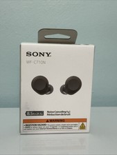 New Sony WF-C710N Noise Canceling Earbuds Black Color YY2986