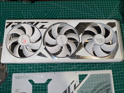 Cooler For ASUS RTX 4090 White ROG STRIX GPU (Cooler, Shroud