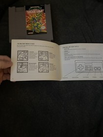 NSETeenage Mutant Ninja Turtles II: The Arcade Game Tested Works W/sleeve&Maunal