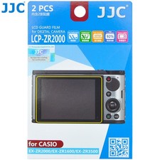 JJC LCP-ZR2000 LCD Film Screen Protector for CASIO EX-ZR2000 ZR1600 ZR3500