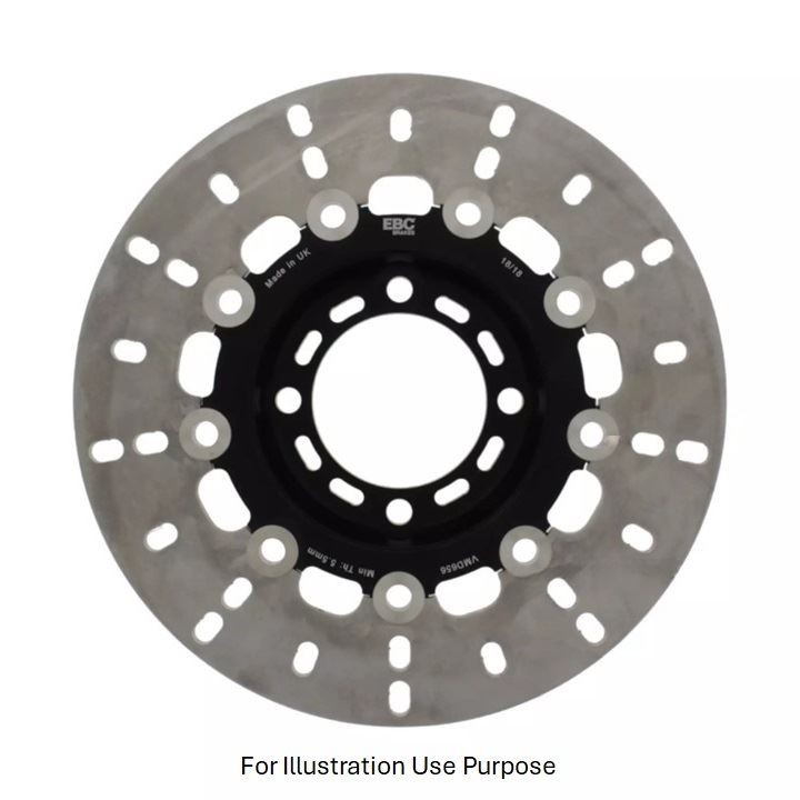 EBC Vintage Design Float F&R Brake Disc Front Left for Triumph T140 ES 1980-1981