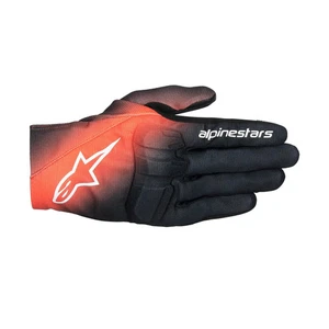 Alpinestars Reef V2 Motorbike Motorcycle Gloves Black / Fluo Red / White
