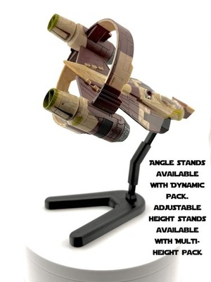 Jedi Starfighter Flight Stand for Micro Galaxy Squadron Modular Flight Stands
