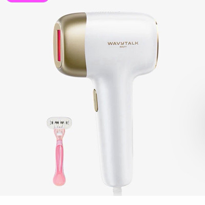 WAVYTALK IPL Hair Removal Device Ice Cooling for Underarms & Legs White/Gold