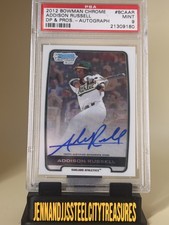 2012 Bowman Chrome Addison Russell BCA-AR Auto 1st Bowman PSA 9 Athletics