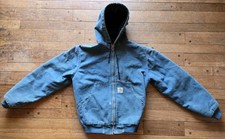 Vtg 80s 90s Carhartt Jacket Teal Blue  Large ...