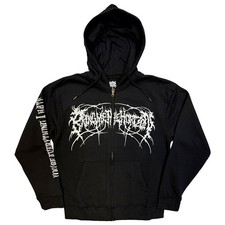 Bring Me The Horizon Metal Logo Genxsis Zipped Hoodie Size XL