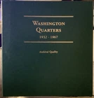 1932 - 1964 COMPLETE SET WASHINGTON QUARTERS 90% SILVER P,D&S COLLECTION ALBUM