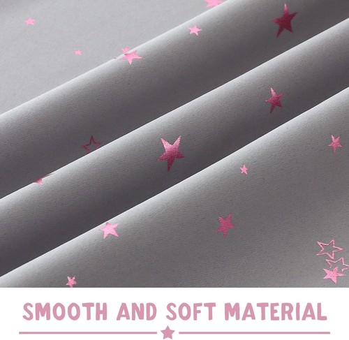 Thermal Insulated Blackout Curtains - Cozy Star Design for Nursery 52" W x 84" L - Picture 5 of 10