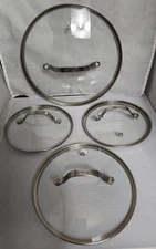 Gotham Steel Cookware Lot of 4 Lids ONLY 3 Different Sizes