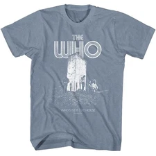 The Who Whos Next Life House Indigo Heather Music Shirt