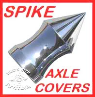 Harley spike sale axle nut covers