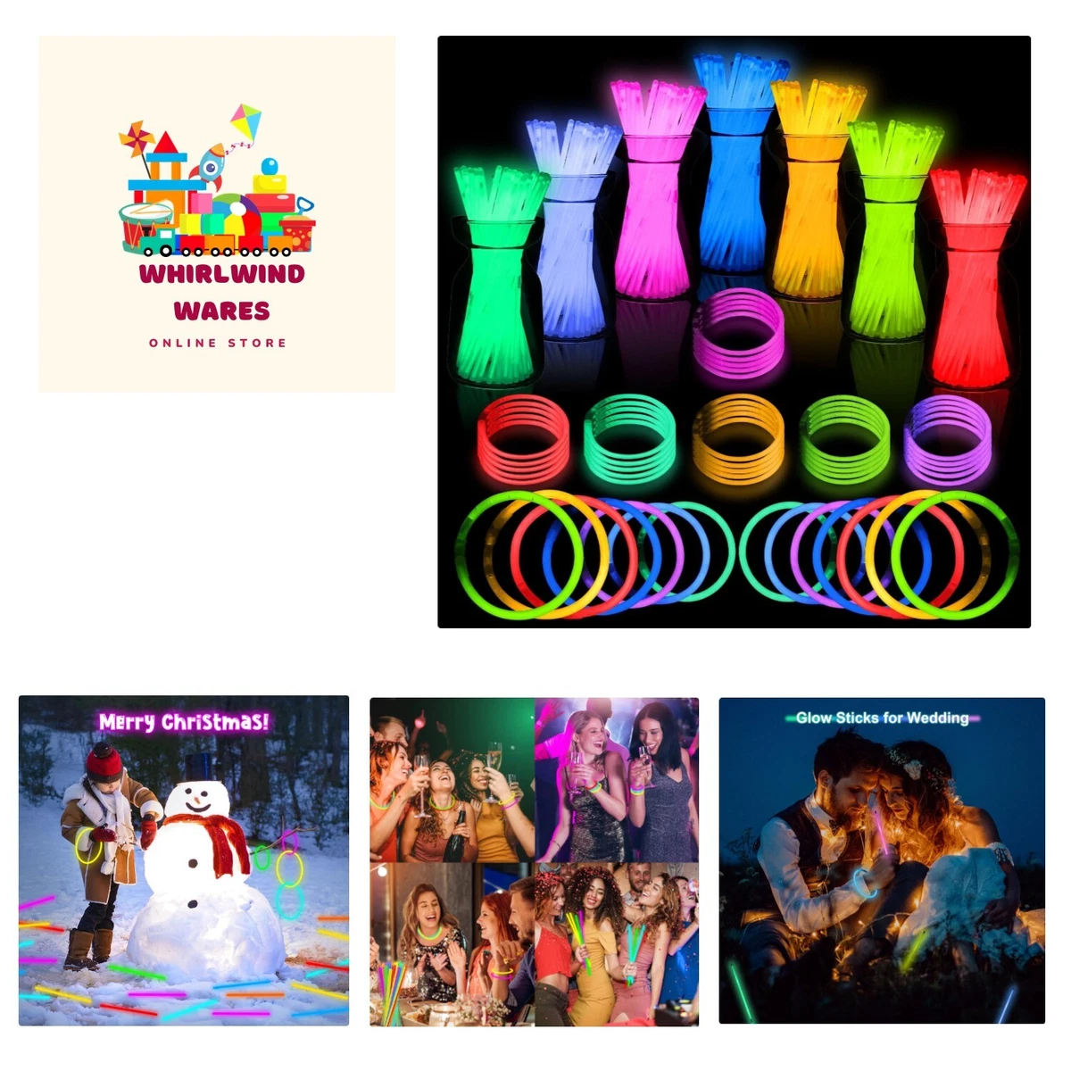 Christmas glow sticks sale