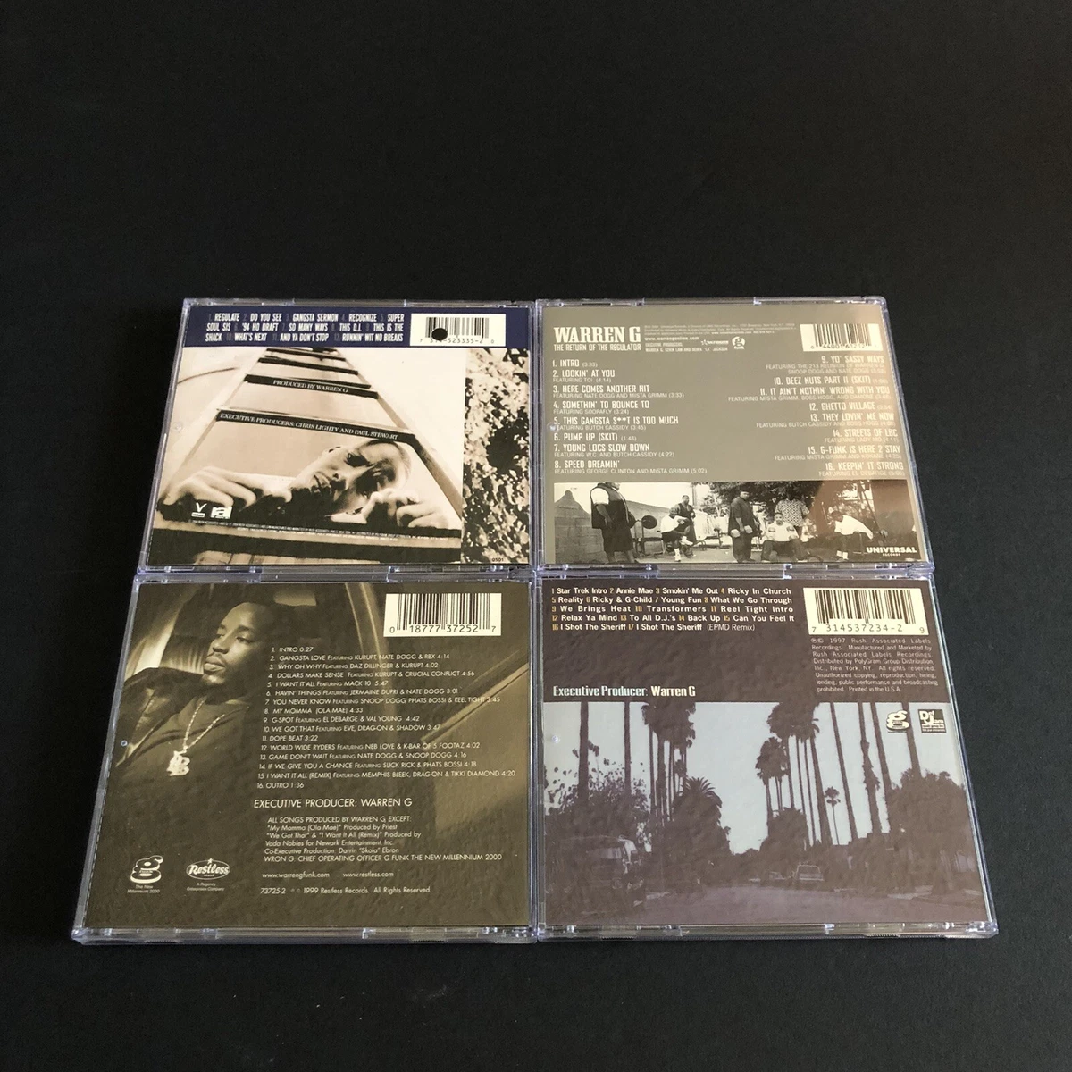 WARREN g LBC Gangsta Rap g- funk era 1994-2001 US Original 4 Lot CDs FREE S&H