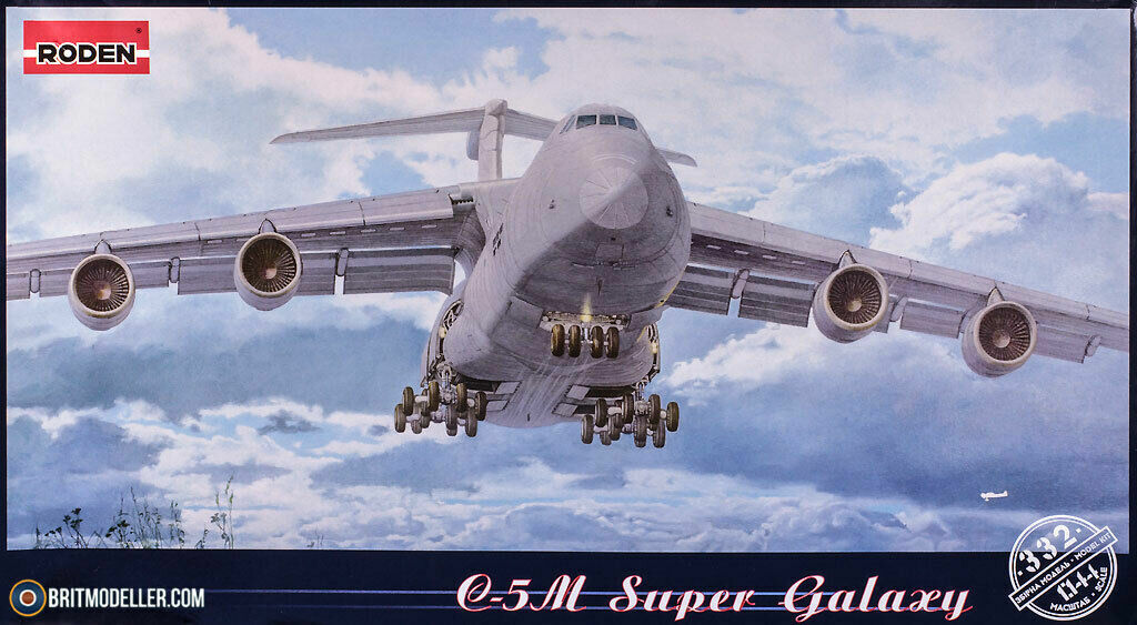 Lockheed C-5M Super Galaxy USAF Transport Aircraft scale 1/144