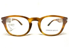 NEW Giorgio Armani AR7194 5848 Mens Red Havana Square Eyeglasses Frames 49/22