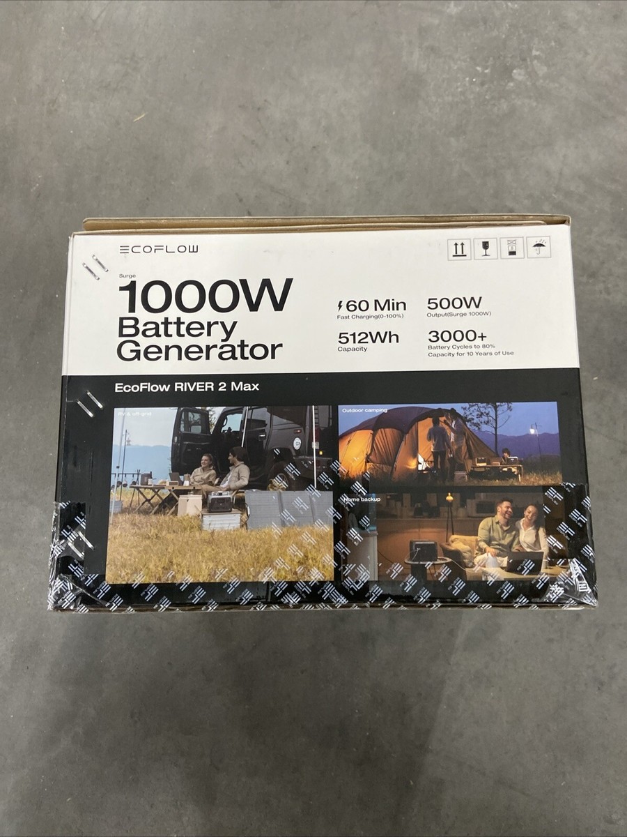 EcoFlow RIVER 2 Max 512Wh Portable Power Station for sale EcoFlow RIVER 2 Max 512Wh Portable Power Station for sale