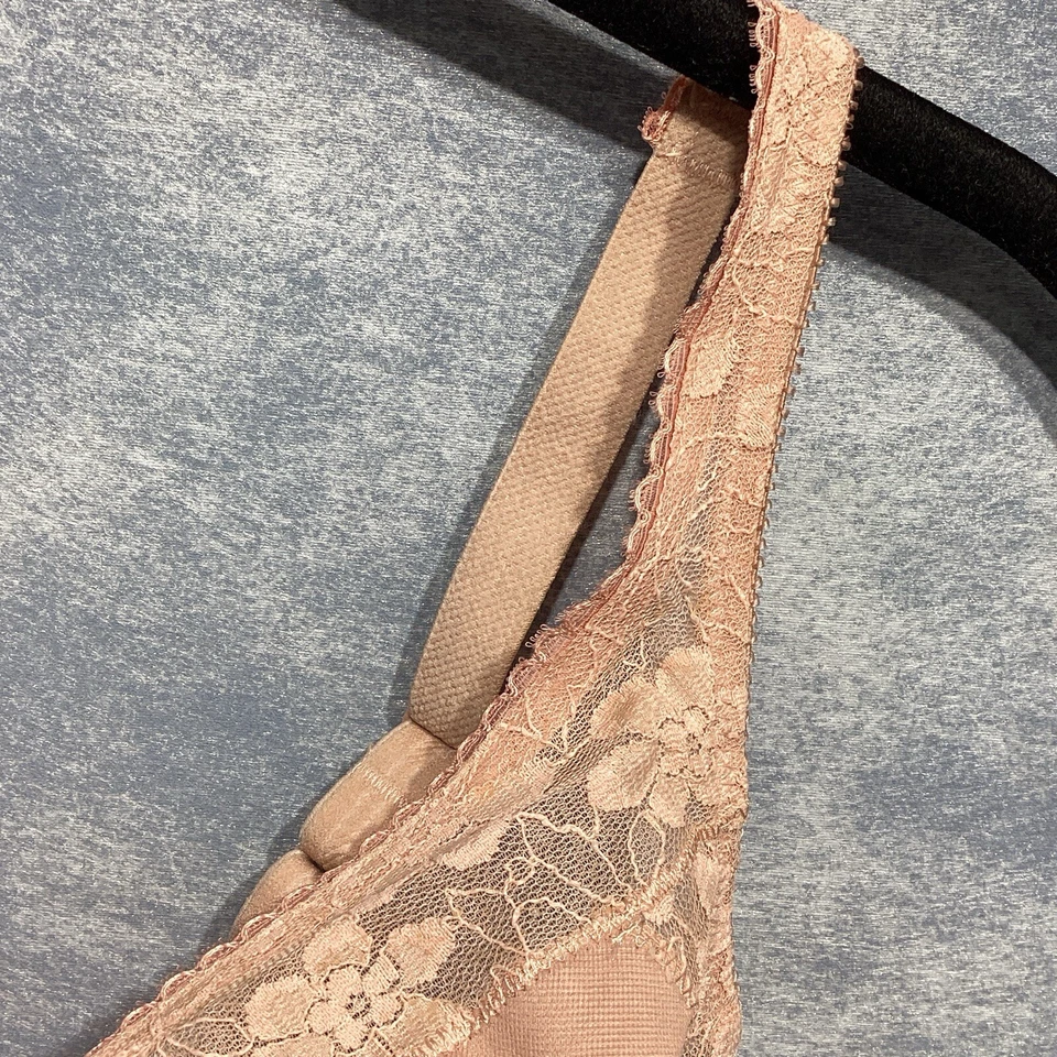 Sujetador Liz Claiborne Vintage Años 80 Con Aros Blanco Copa Suave 36C Foto 4 de 4