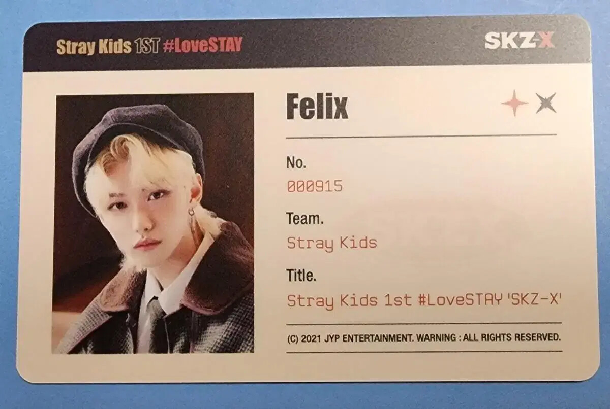 straykids Felix ID Card Foca | eBay