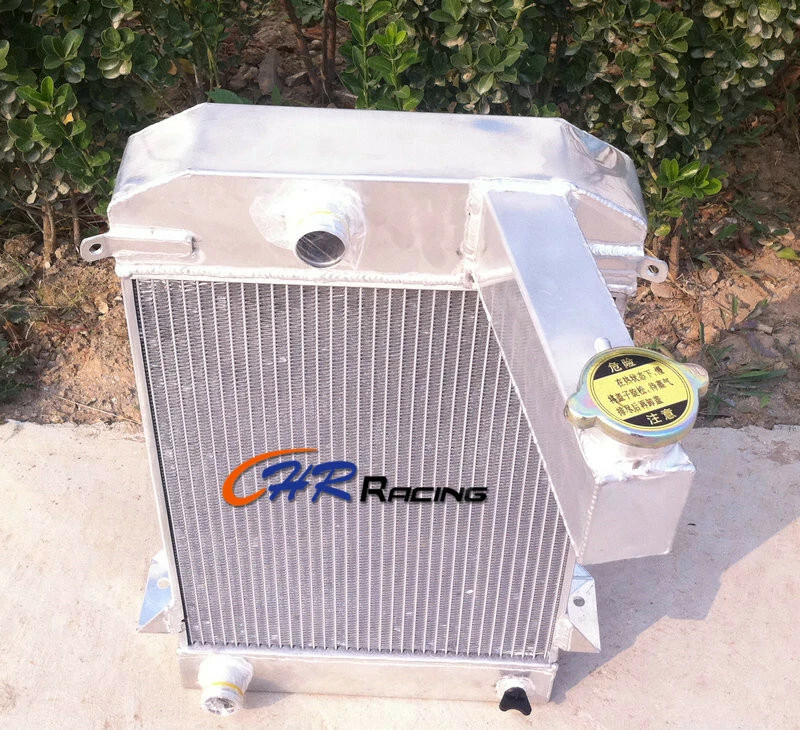 3ROW Aluminum Radiator+Shroud+Fan For 1953-1957 TRIUMPH TR2/TR3/TR3A/TR3B MT - Изображение 4 из 4