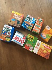 Vintage Rare Child  s Kids Boxed Food Pretend