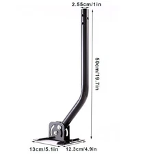 Adjustable Outdoor TV Antenna Satellite Dish J Pole Mount Base Tripod DirecTV