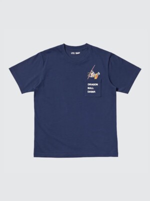 Uniqlo UT Dragon Ball Goku Daima Pocket T Shirt Japanese Size Medium
