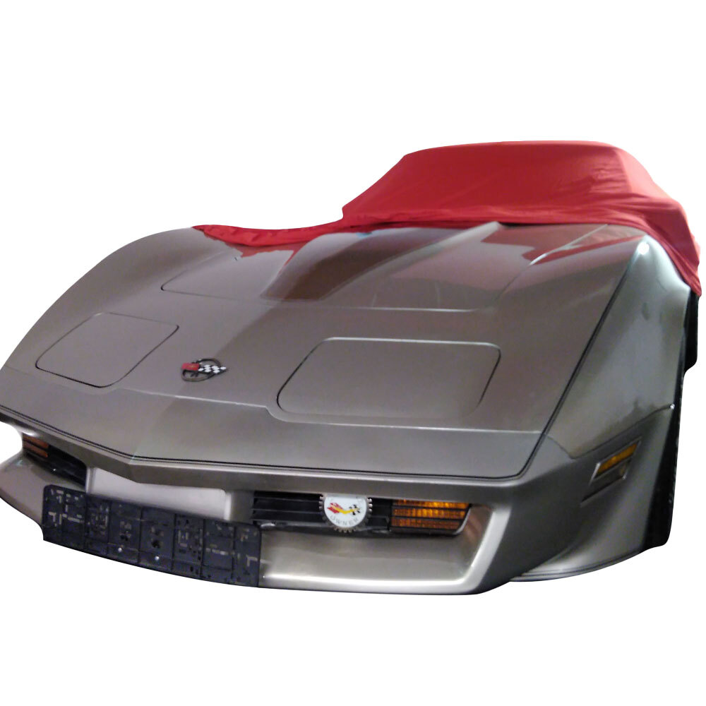 Copriauto da interno adatto per Corvette C3 Copertura Rosso GARAGE COVER AUTO
