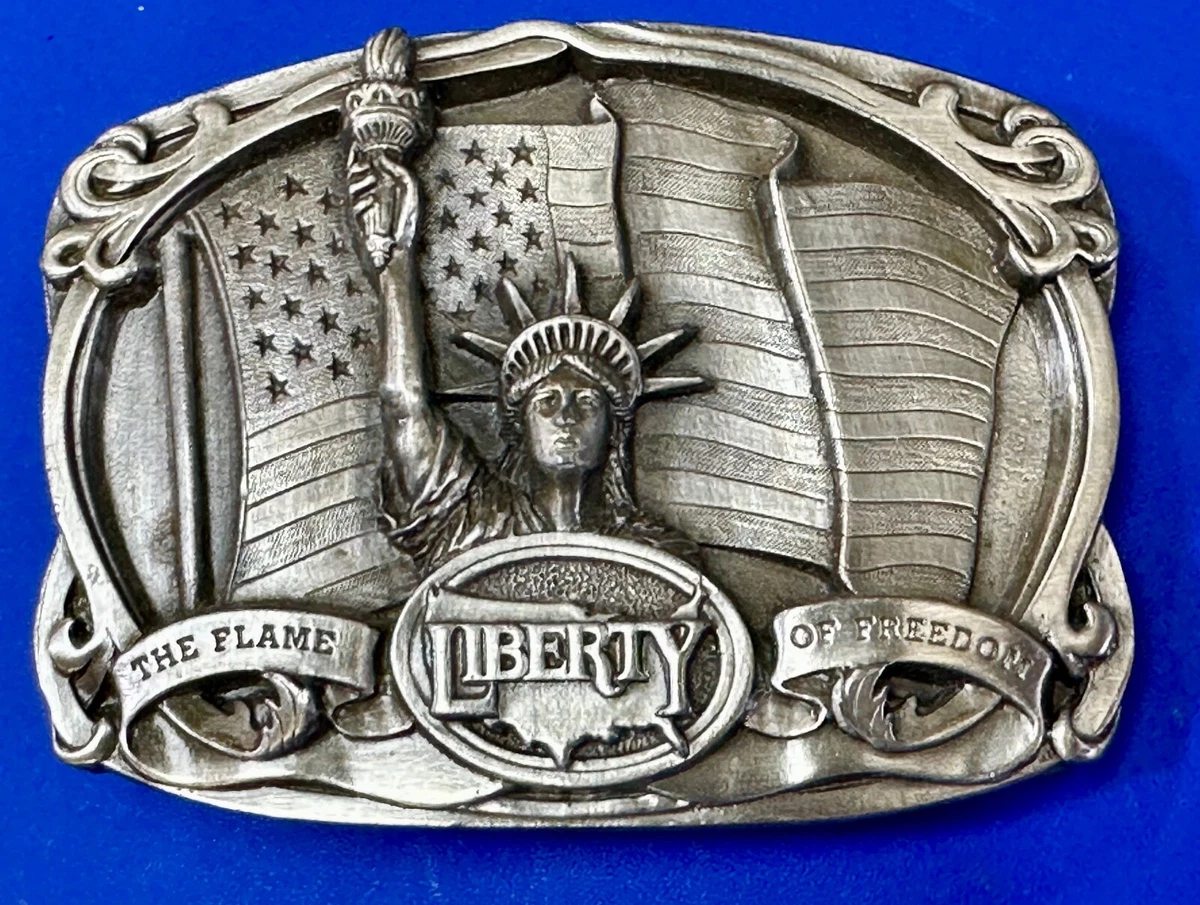 The Flame of Freedom The Statue of Liberty NYC Bergamot belt buckle K 12