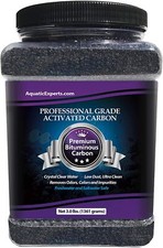 Premium Activated Carbon - Aquarium Filter Charcoal Media with Fine Mesh Bag