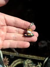 Hello Kitty Sanrio Gotochi Kumamoto Charm Zip Pull