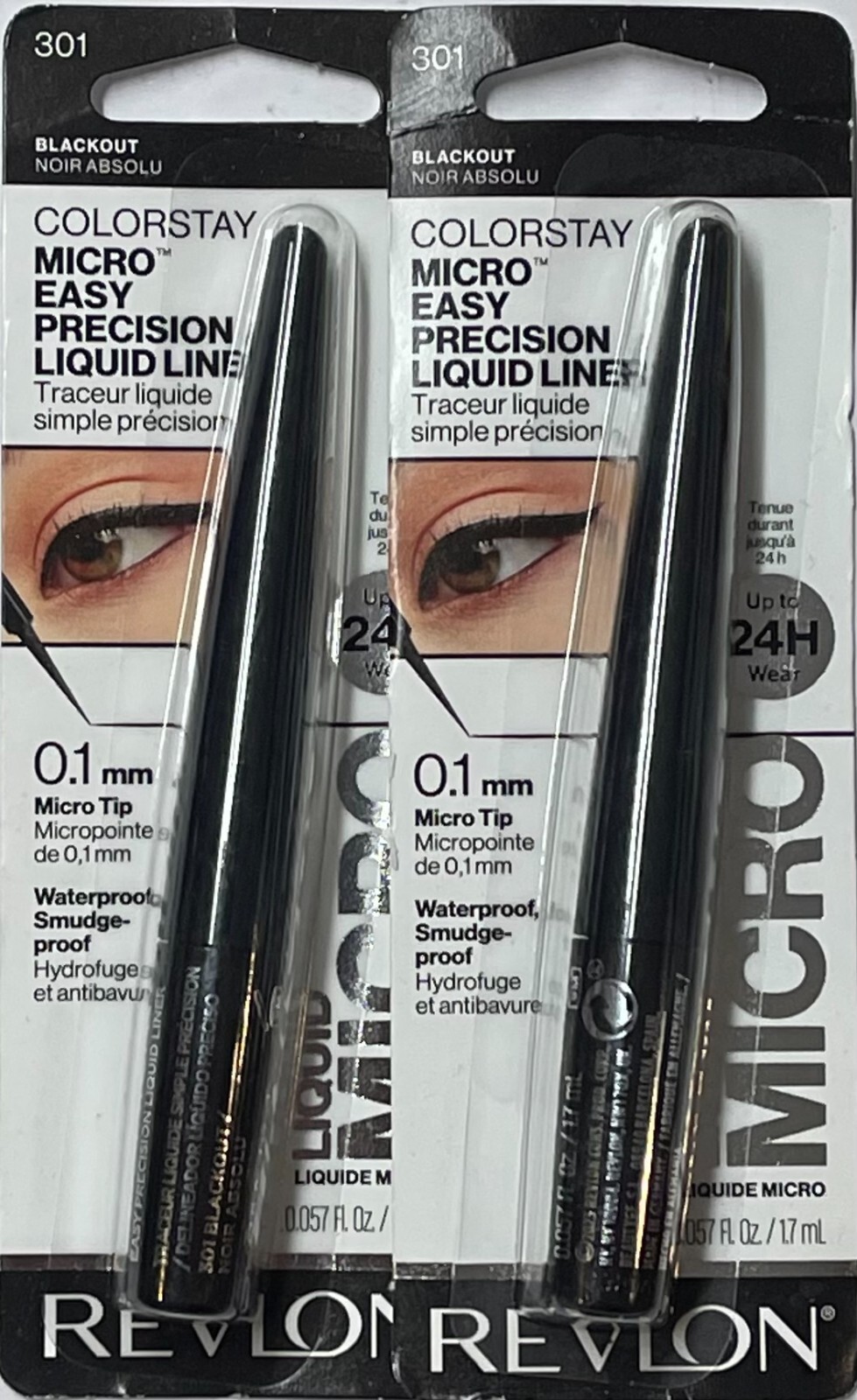 Жидкая подводка Revlon Micro Easy Precise затемнение 301 2 упаковки 3090₽