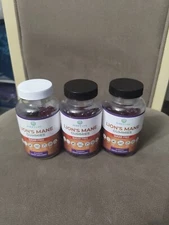 3 x Purify Life Sugar Free Lions Mane Supplement Keto Gummies 60ct EXP 2/26