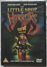 THE LITTLE SHOP OF HORRORS - JACK NICHOLSON - REG 0 (ALL) DVD B&W - NEW & SEALED