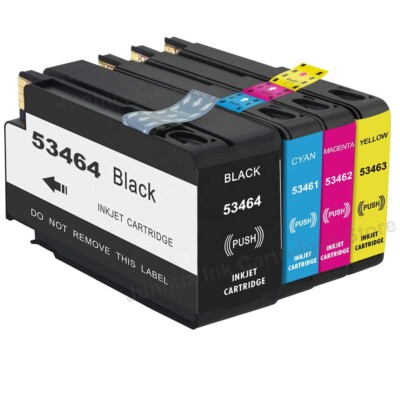 4Colors Compatible Ink Cartridge for Primera LX1000 LX2000 Color Label Printers